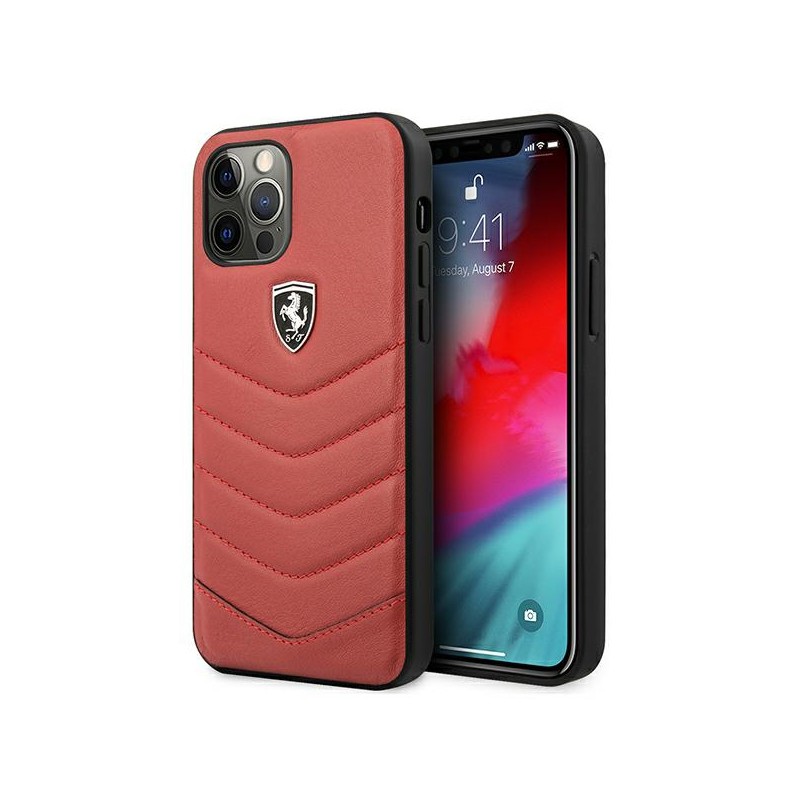 book ferrari iphone 12 pro max vera pelle rossa