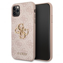 cover guess iphone 11 pro browncon logo gold