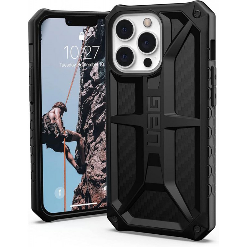 urban armor gear apple iphone 13 pro monarch- carbon fiber