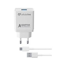 carica rete 15w  usb-c samsung bianco