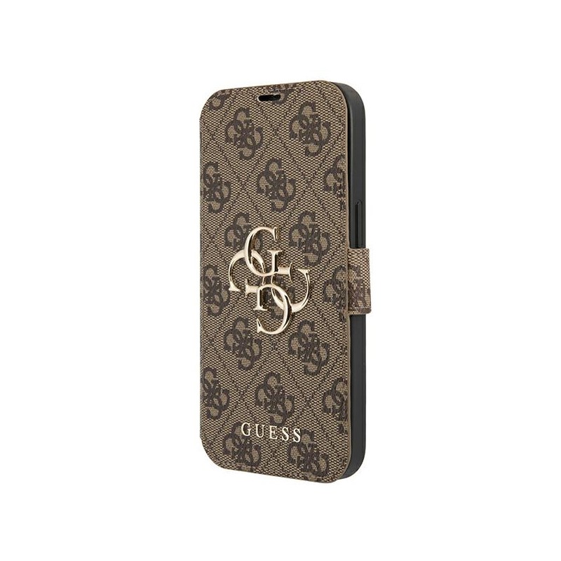 custodia a libro guess iphone 13 mini brown