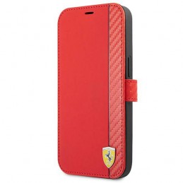 custodia a libro ferrari iphone 13 mini rossa