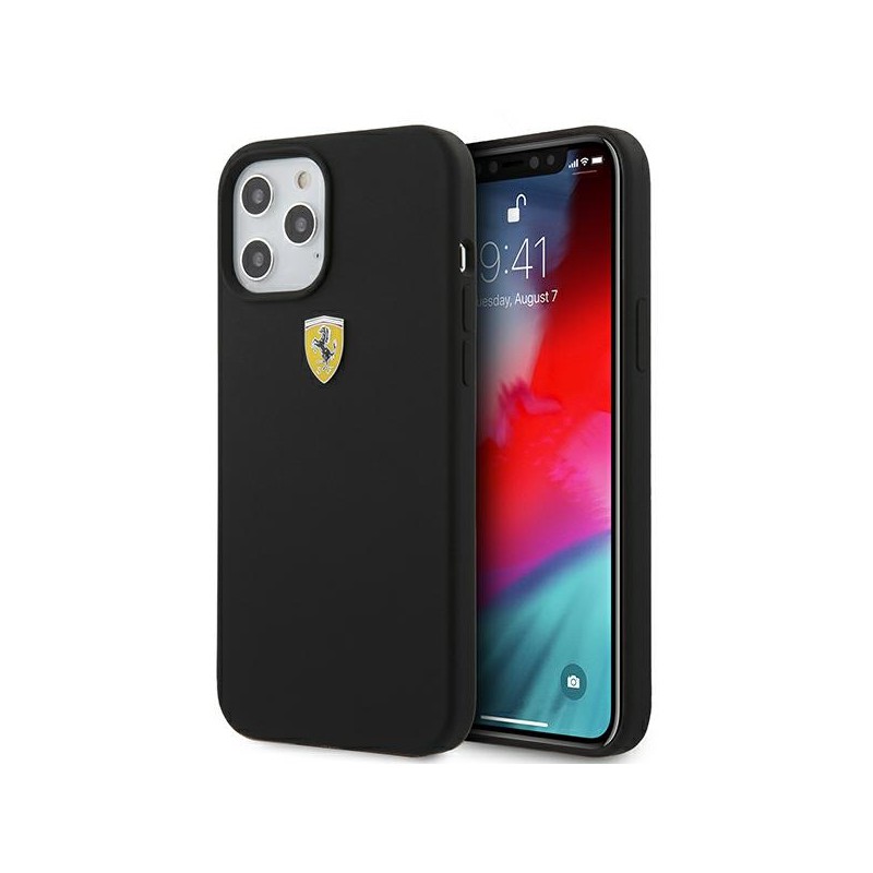 cover ferrari iphone 12 pro max silicone nero