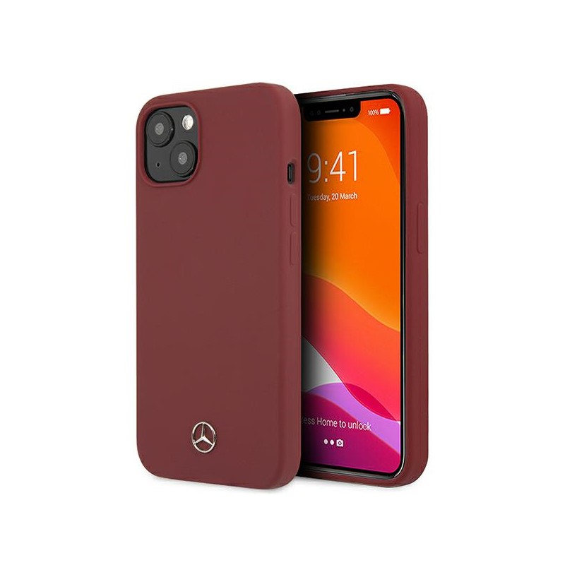 cover mercedes iphone 13 mini rossa