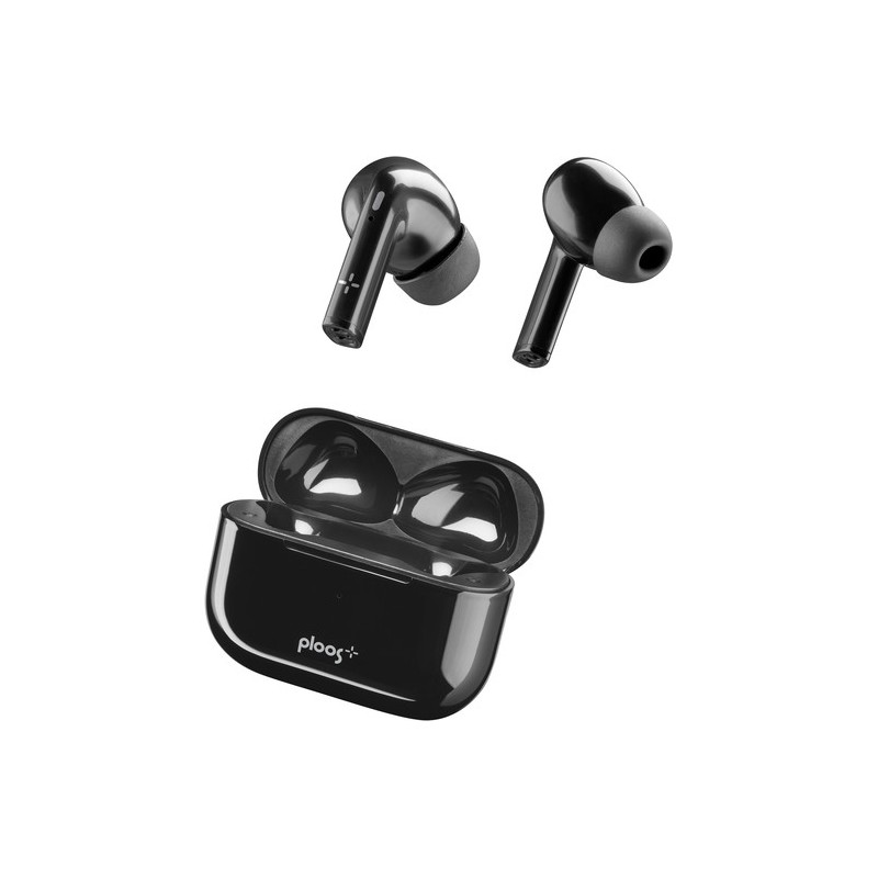 bluetooth doppio in ear con base di ricarica nero