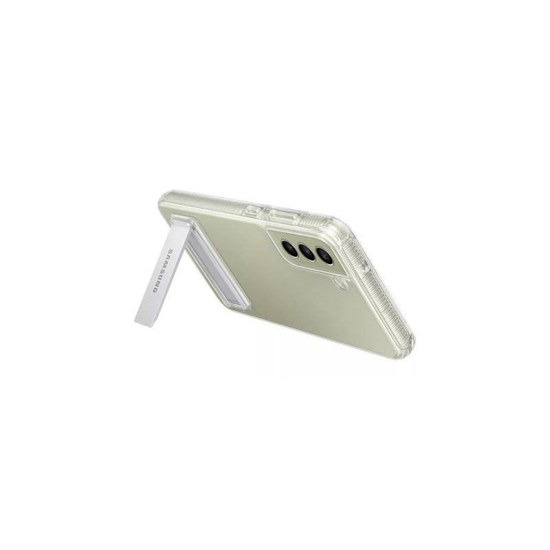 cover samsung s21 fe trasparente con stand