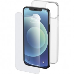 kit protezione iphone 12 mini cover + vetro temperato