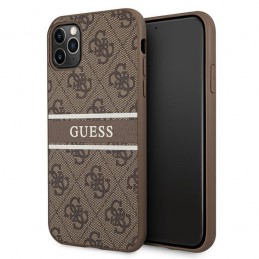 cover guess iphone 11 pro browncon logo gold