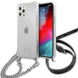 cover guess iphone 12 pro max  on catena silver
