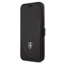 book ferrari iphone 12 mni vera pelle nera