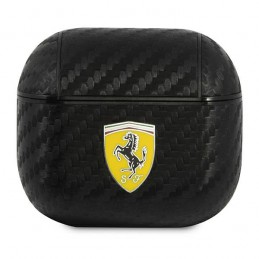 cover ferrari airpods 3 carbonio black