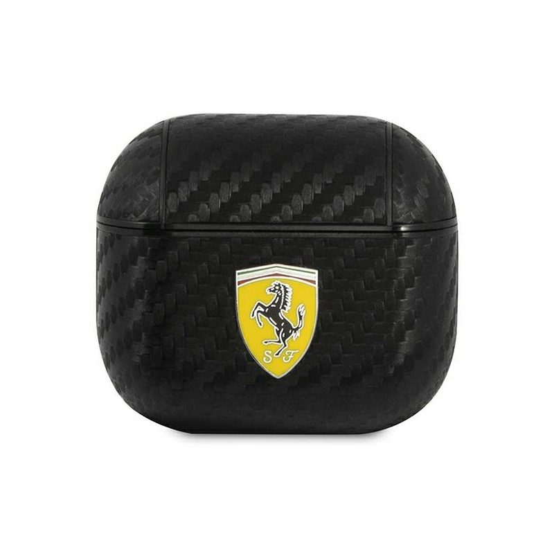 cover ferrari airpods 3 carbonio black