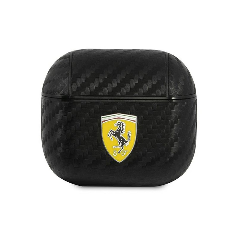 cover ferrari airpods 3 carbonio black