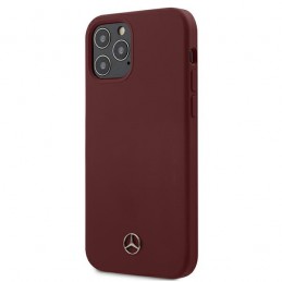 cover mercedes iphone 12/ 12 pro vera pelle rossa