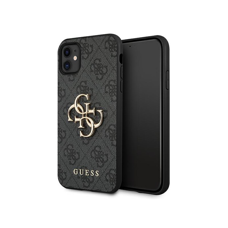 cover guess iphone 11 blackcon logo gold cover guess iphone 11 blackcon logo gold