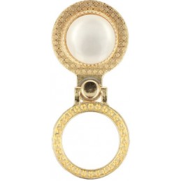 anello stand universale perla bianca
