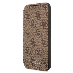 custodia a libro guess galaxy s22 brown