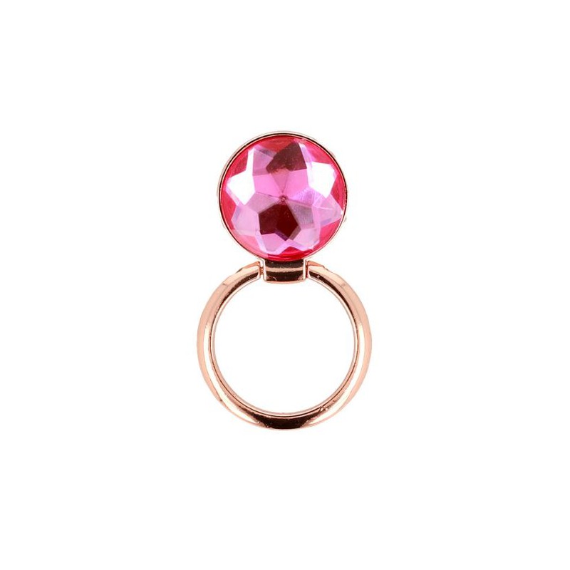 anello stand universale crystal fucsia