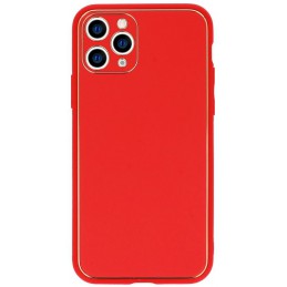 cover samsung a53 5g tpu rivestita in pelle ecologica rossa