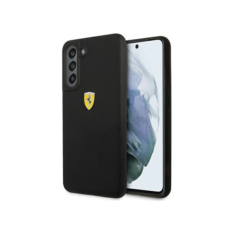 cover ferrari samsung s21 silicone nero