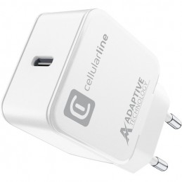 caricabatteria da rete usb-c 15 watt bianco senza cavo