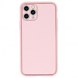 cover samsung s22 plus tpu rivestita in pelle ecologica rosa