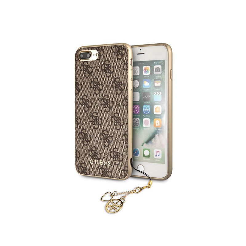cover guess iphone 6 / 7 / 8 plus ciondolo oro cover guess iphone 6 / 7 / 8 plus ciondolo oro