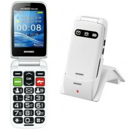 cellulare clamshell brondi dual sim bianco metal