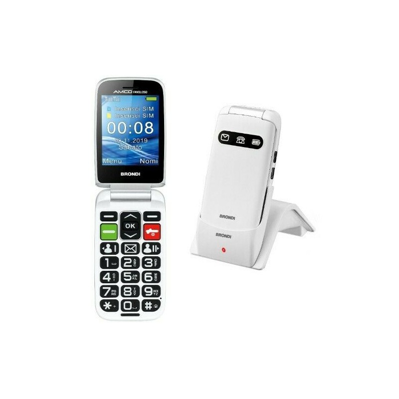 cellulare clamshell brondi dual sim bianco metal cellulare clamshell brondi dual sim bianco metal