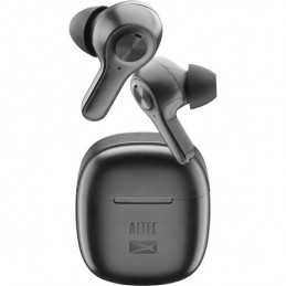 auricolare vivavoce bluetooth doppio  con base di ricarica e caricabatterie wireless incluso