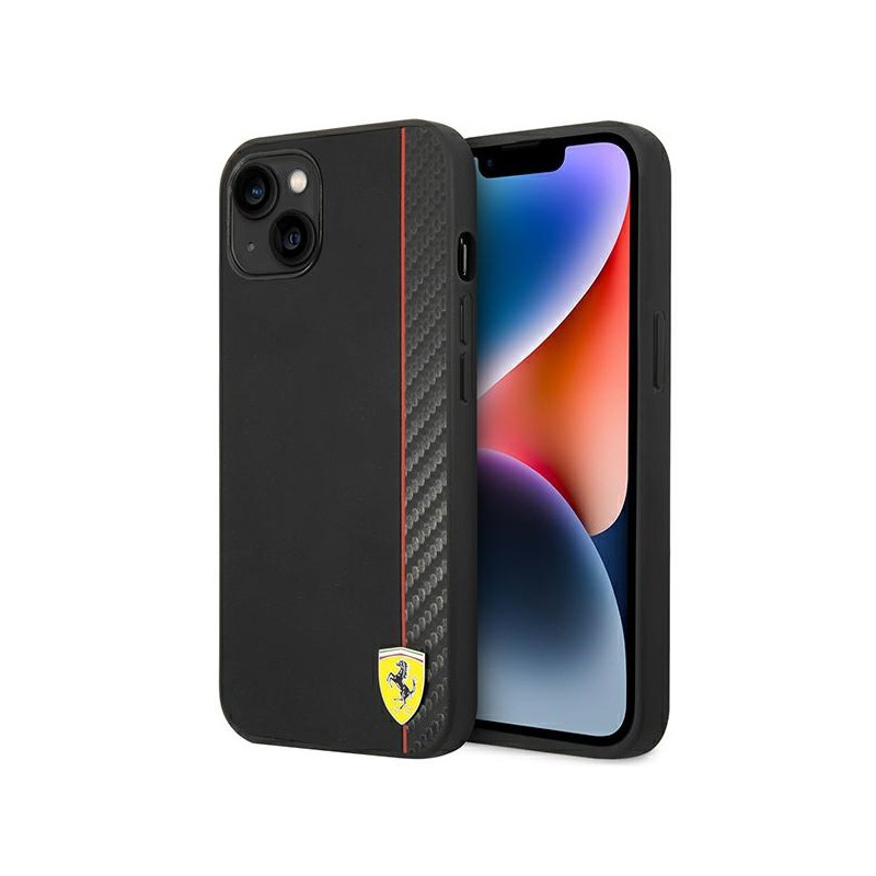 cover ferrari iphone 14 plus nera