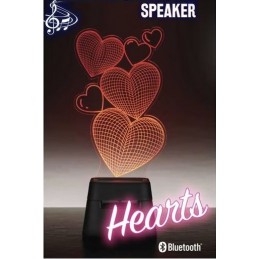 speaker bluetooth  led cuori