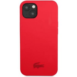 cover lacoste iphone 13 rossa