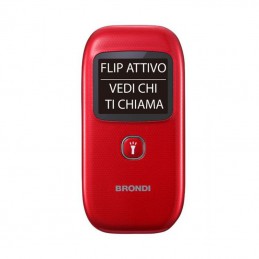 telefono cellulare brondi window plus rosso