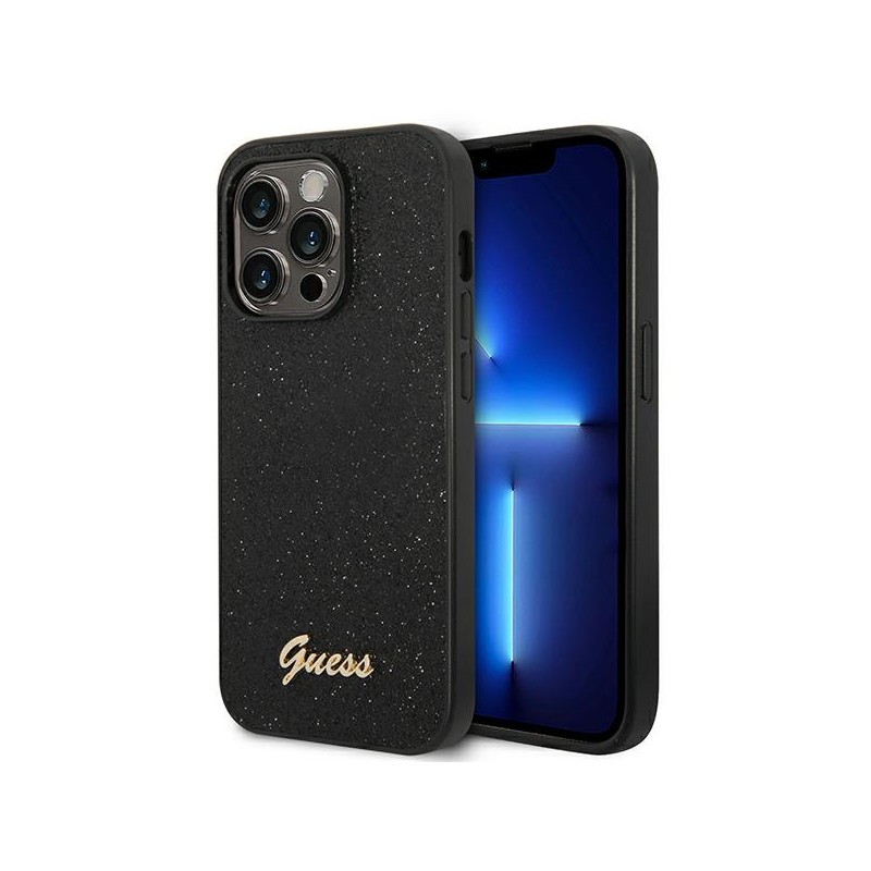cover guess iphone 14 pro glitter black