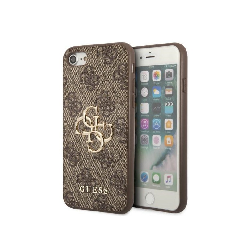 cover guess iphone 6/7/8/ se 2020 marrone cover guess iphone 6/7/8/ se 2020 marrone
