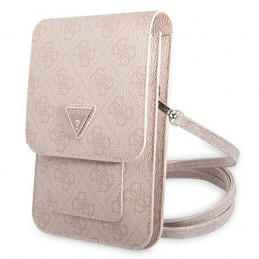 portacellulare universale guess grey con pink