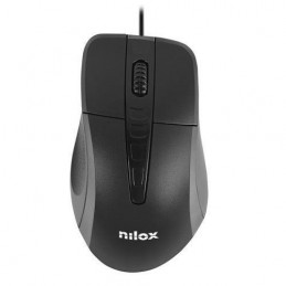 mouse a filo usb nilox 1000 dpi cavo da 1,4 mt nero