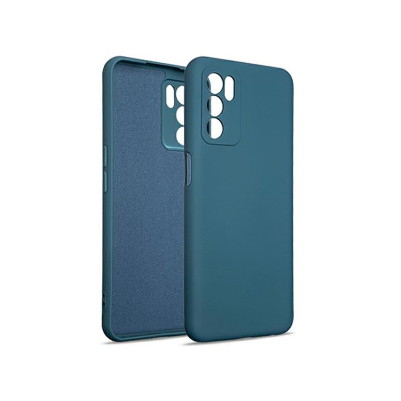 cover in silicone per oppo a16/ a16s blu cover in silicone per oppo a16/ a16s blu