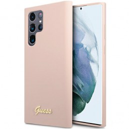 cover guess galaxy s23 ultra silicon pink