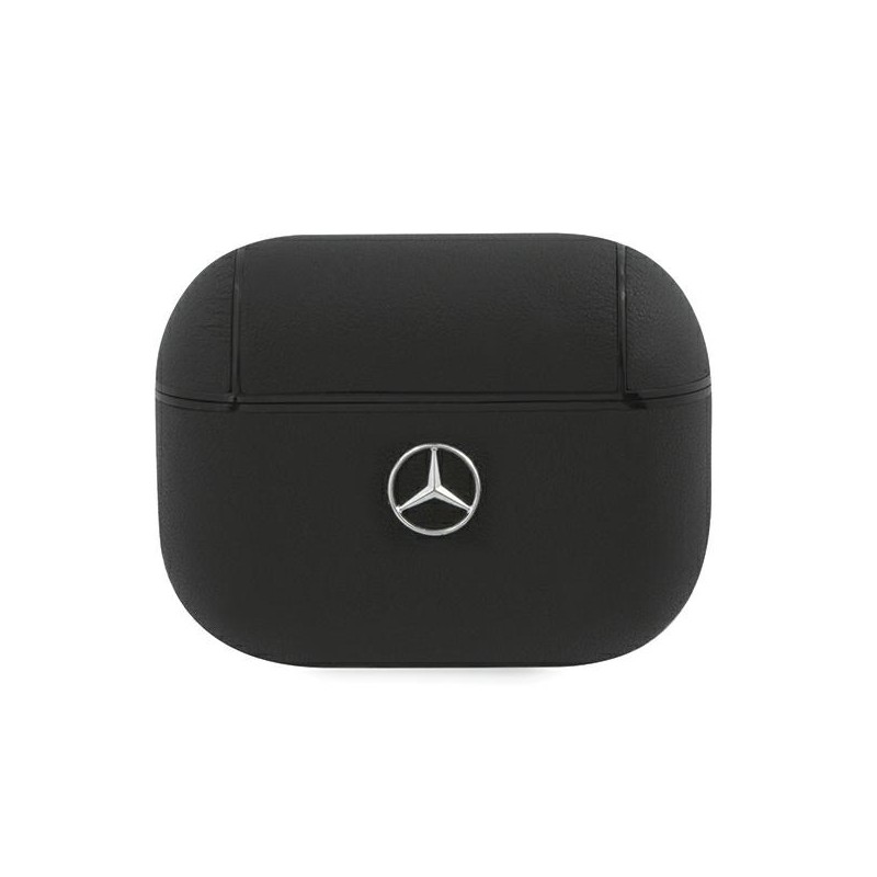 cover mercedes airpods pro 2 vera pelle nero