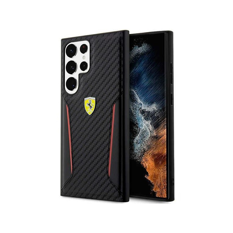 cover ferrari samsung s23ultra nera