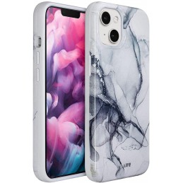 cover laut iphone 13 effetto marmo bianco