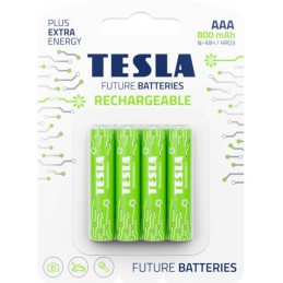 Blister 4 ministilo AAA ricaricabili 800mah