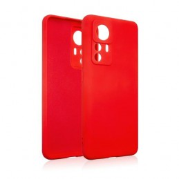 cover in silicone per xiaomi 12t pro rossa