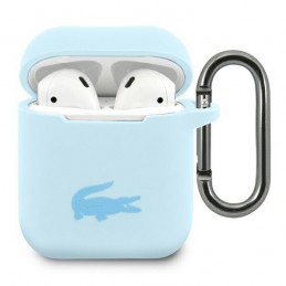 cover lacosteper airpods 1 / 2 silicone azzurro