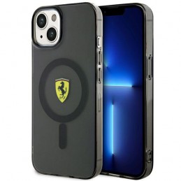 cover ferrari iphone 14 magsafe nera