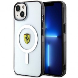 cover ferrari iphone 14 magsafe trasparente