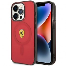 cover ferrari iphone 14 pro magsafe rossa