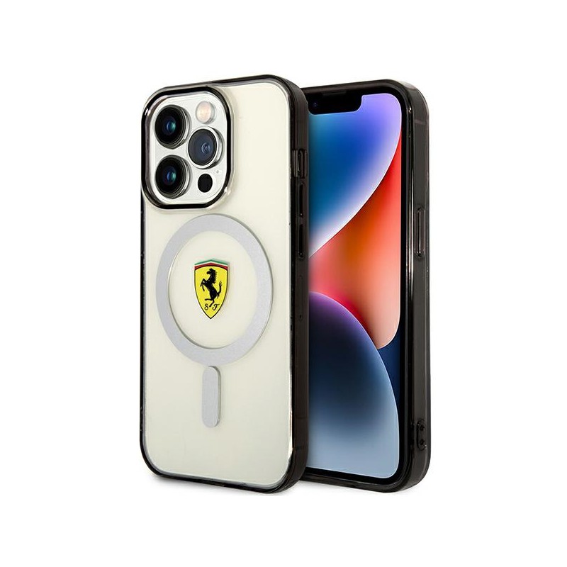 cover ferrari iphone 14 pro magsafe trasparente